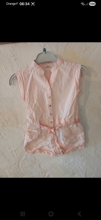 Combishort fille taille 5 ans