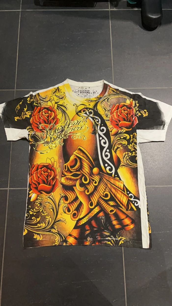 Pièce rare Tshirt M Kustom Kulture 100 % coton