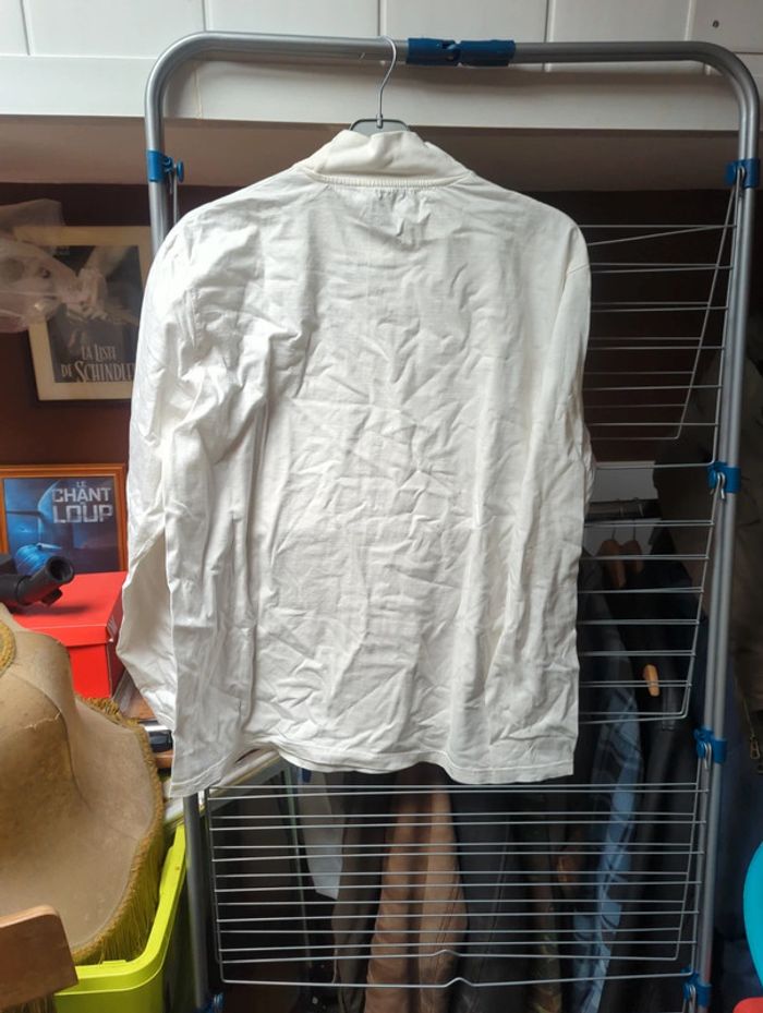 T-shirt manche longue blanc - photo numéro 3