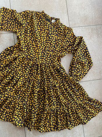 Robe floral fleurs liberty Molly Bracken champêtre mariage