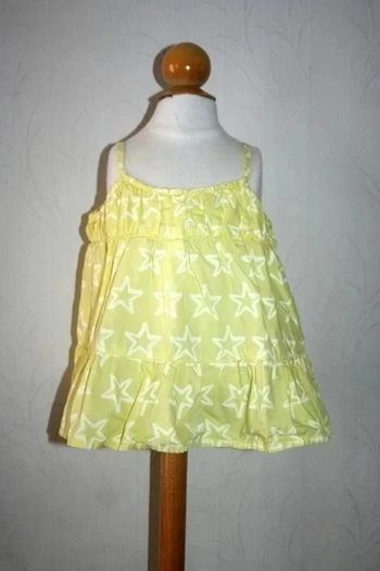 Blouse Zara à bretelles 2/3 ans