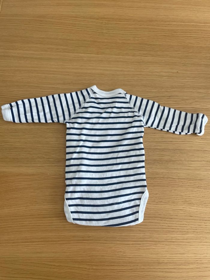 Lot de 2 bodies petit bateau - 1 mois - photo numéro 3
