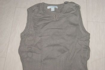 pull sans manche 18 mois Okaidi