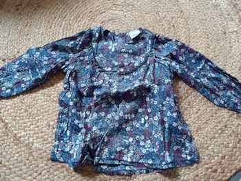 Blouse tape a l'œil 2 ans