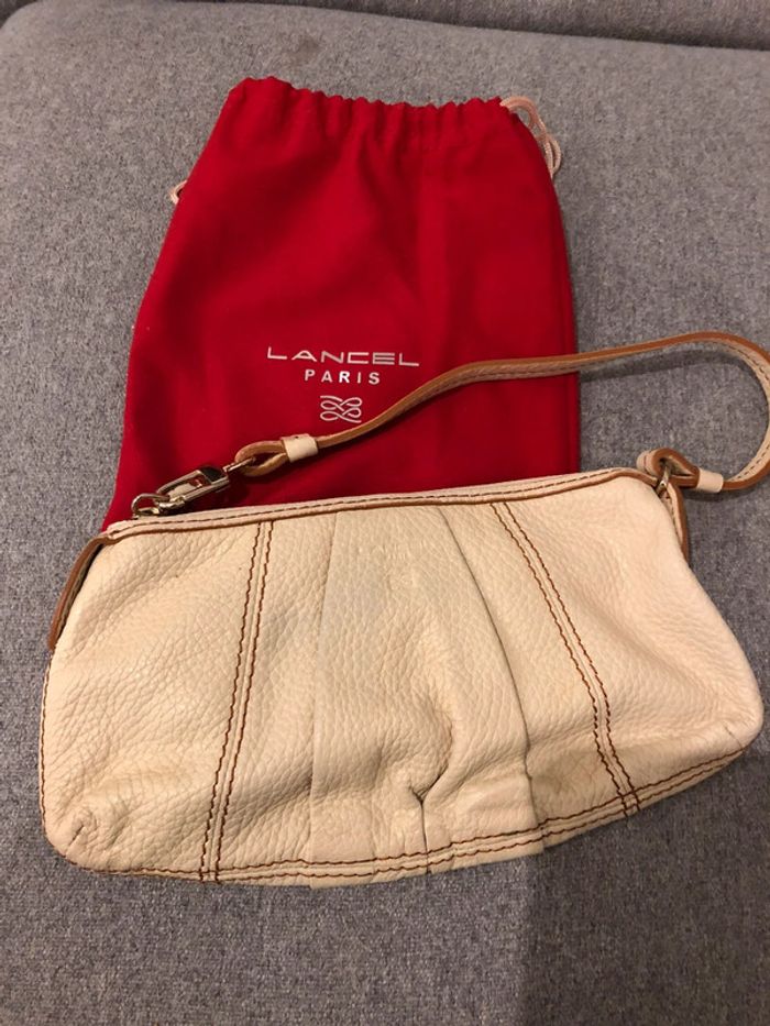 Pochette en cuir lancel - photo numéro 3