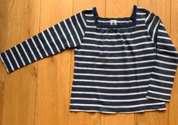 T shirt rayé - petit Bateau - 6 ans