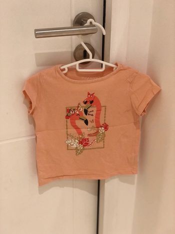 T shirt blâmant rose
