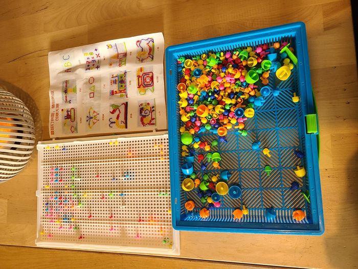 Jeux de mosaïque à clous/pic champignons - photo numéro 2