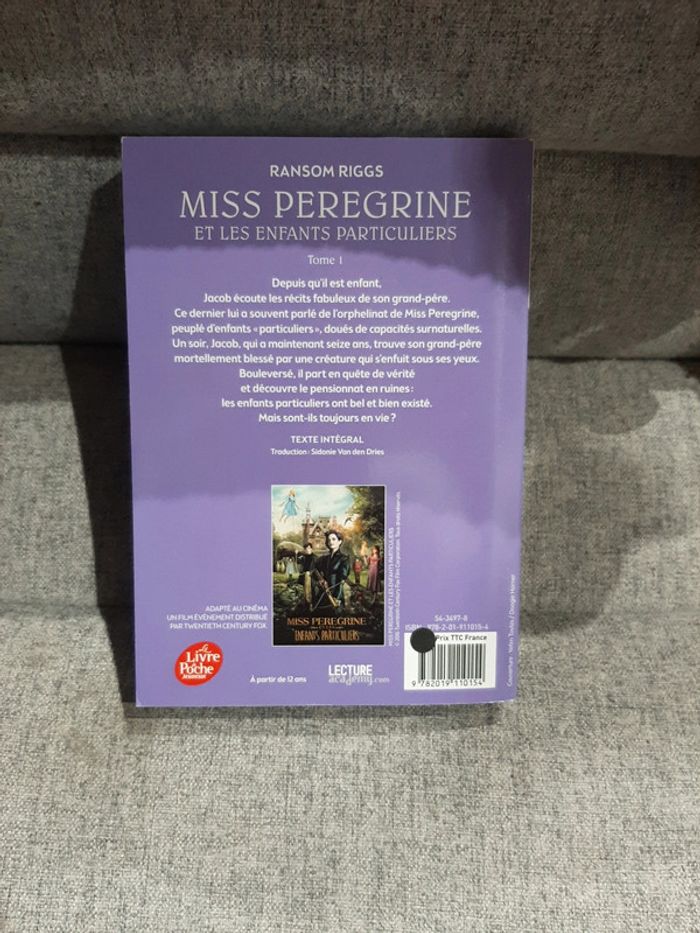 Livre miss peregrine - photo numéro 2