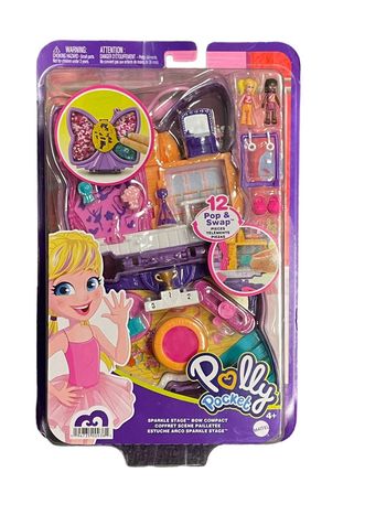 Coffret Polly Pocket scène pailleté Mattel neuf