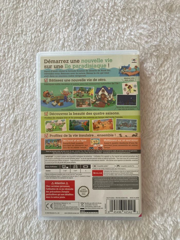 Jeu switch Animal Crossing - photo numéro 2