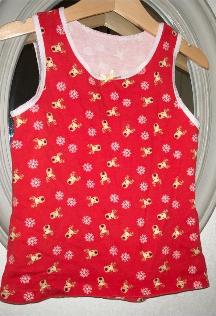 Débardeur noël 6/7 ans