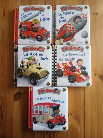Lot 5 livres P'tit garçon