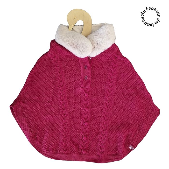 8-9 ans poncho sergent major rouge (134 cm)