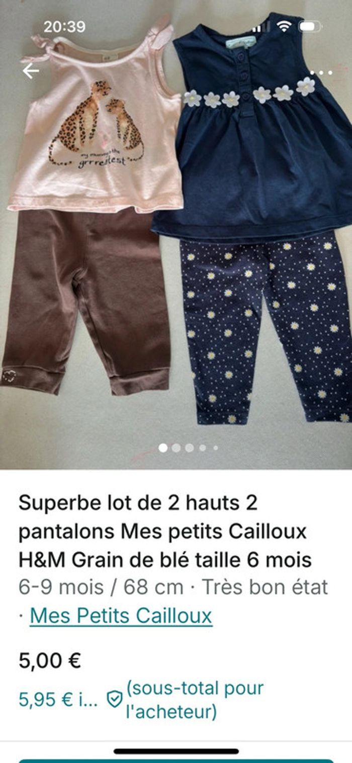 Superbe lot de 35 articles 6 mois plusieurs marques - photo numéro 7