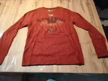 T-shirt à Manches Longues Jules Bordeaux - Taille XL - Coton - Très Bon État