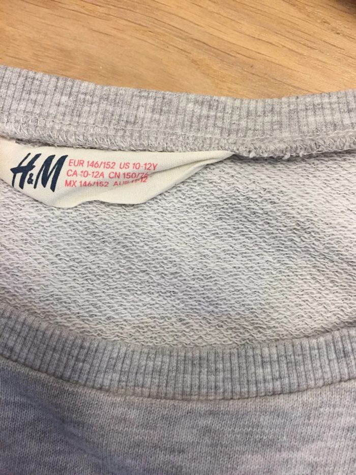 Sweat court - H&M - 10/12ans - photo numéro 3