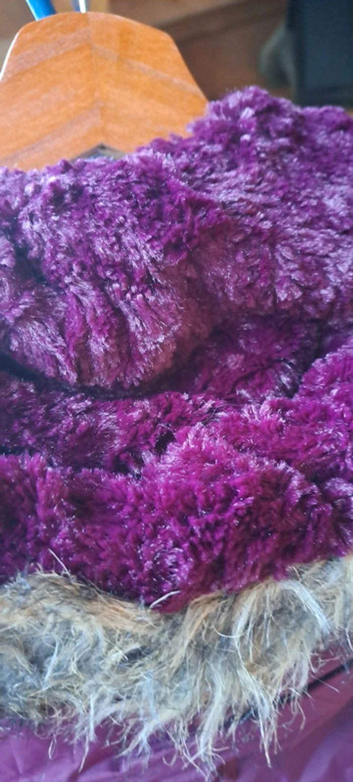 Superbe parka violine sergent major doublure polaire - photo numéro 6