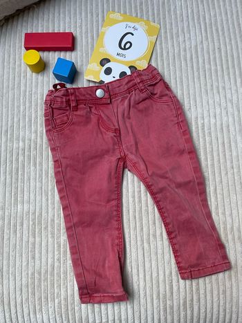 Jean slim délavé 6 mois