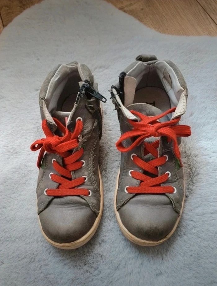 Chaussures montantes grises Acebo's pointure 30 - photo numéro 3