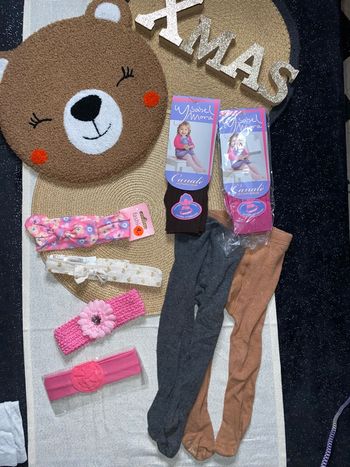 Lot bandeaux et collants 6 mois