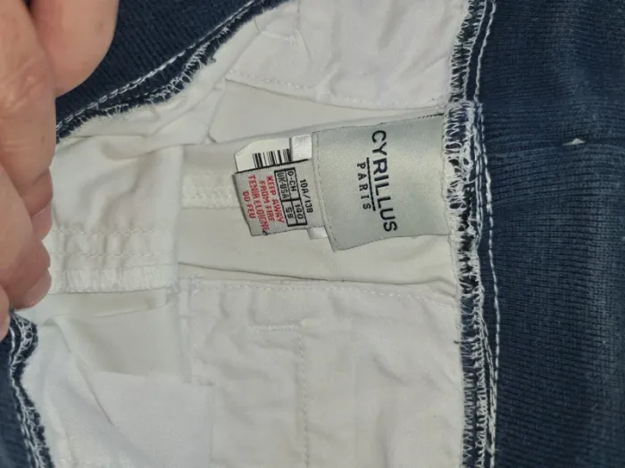 Short blanc cyrillus 10 ans neuf - photo numéro 3