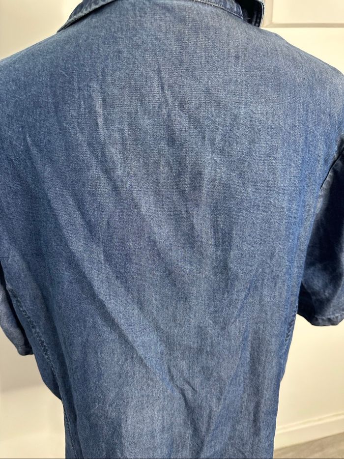 Chemise en jean denim bleu marine Damart T46 3XL - photo numéro 5