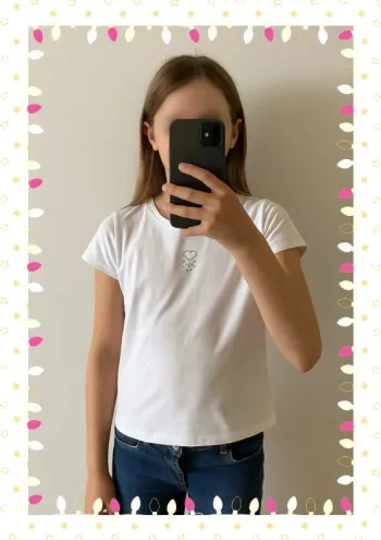 T-shirt okaidi taille 8 ans enfant fille