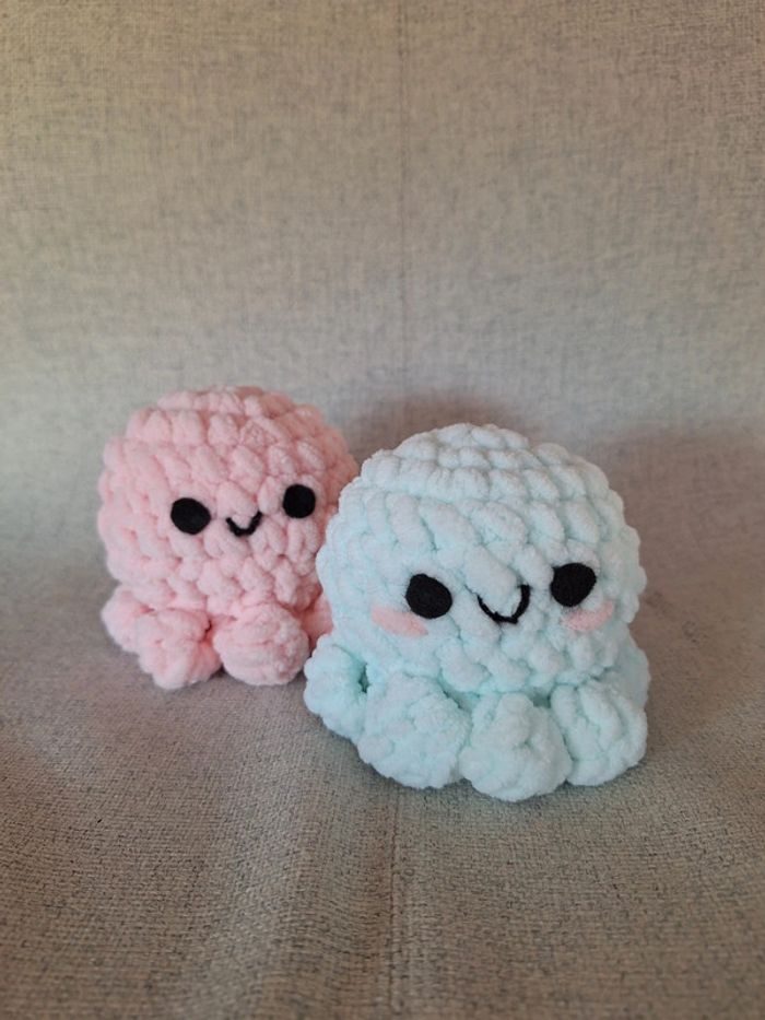 Poulpy le poulpe en crochet, peluche fait main - photo numéro 2