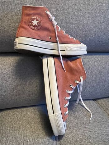 Converse plate-forme hiver / cuir suédé / 39,5