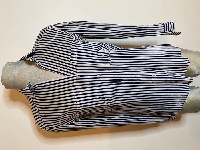 Chemise à rayures blanc/marine T36 Pimkie