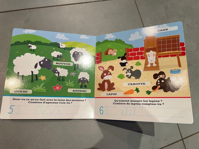 Livre lire écrire compter avec la ferme - photo numéro 4