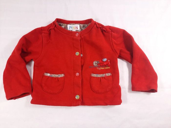 Gilet, 12 mois, la compagnie des petits