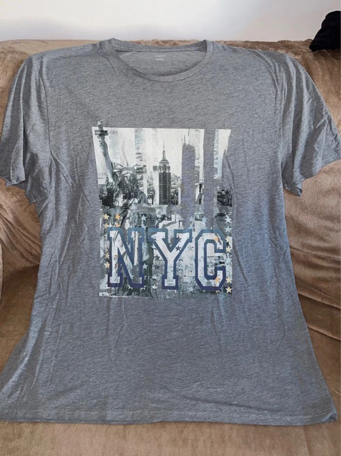 Lot 2 tee shirt homme taille XXL celio - photo numéro 2
