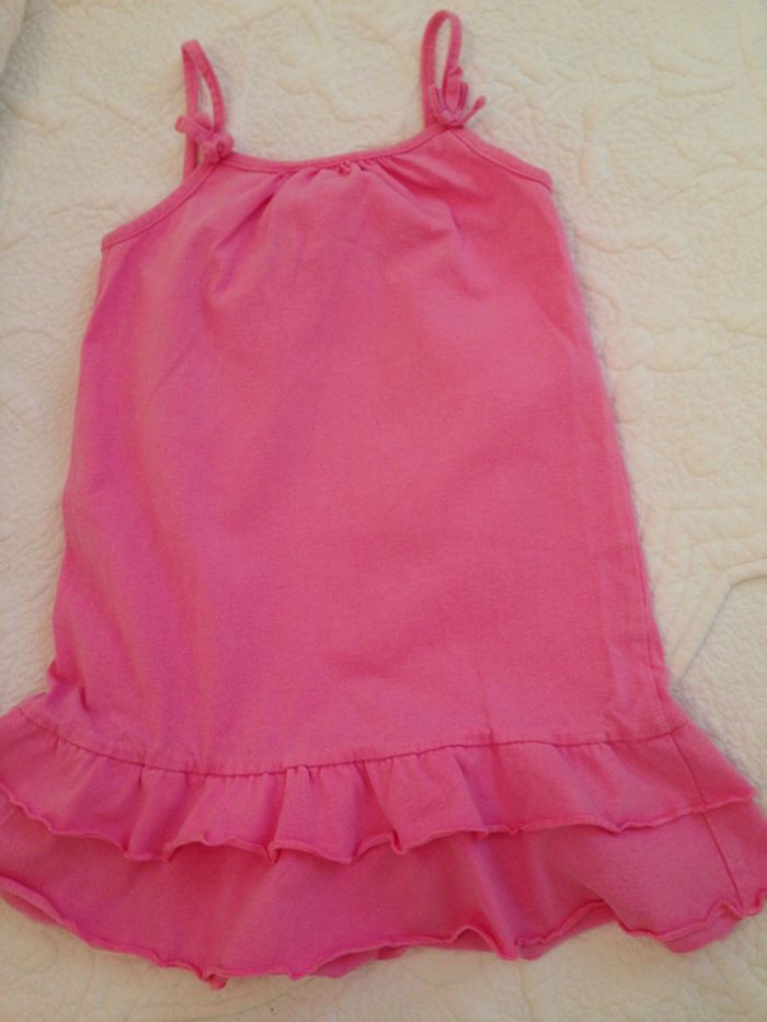 Chemise de Nuit Rose à Bretelles