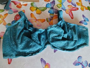 Soutien gorge bleu indigo