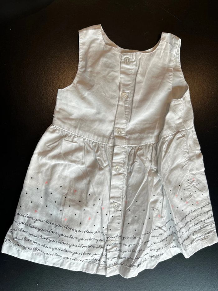 Robe blanche à motif - photo numéro 2