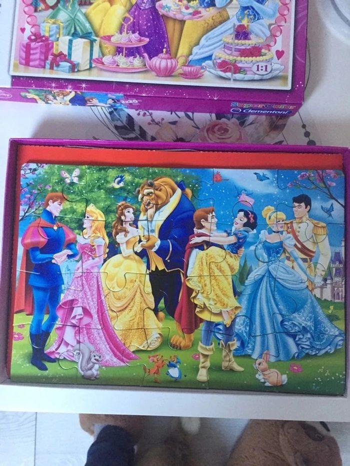 Puzzles x 2 Princesses Disney - photo numéro 3