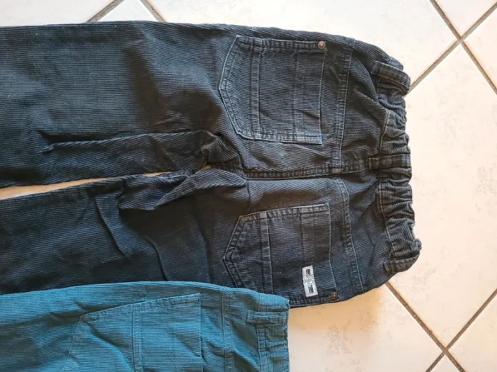 Lot pantalons velours garçon - photo numéro 5