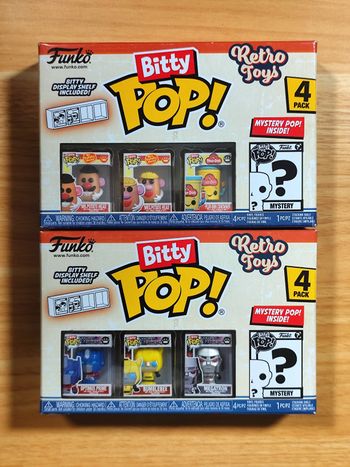 Lot 2 Boîtes x4 Bitty Pop! - Retro Toys - Transformers & Mr. Potato Head