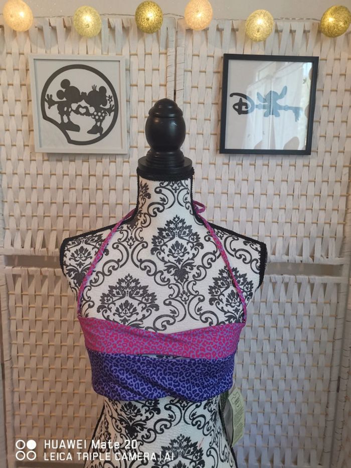 💕Jolie haut de maillot de bain bandeau sans armatures benetton femme TL / 40 💕 - photo numéro 2