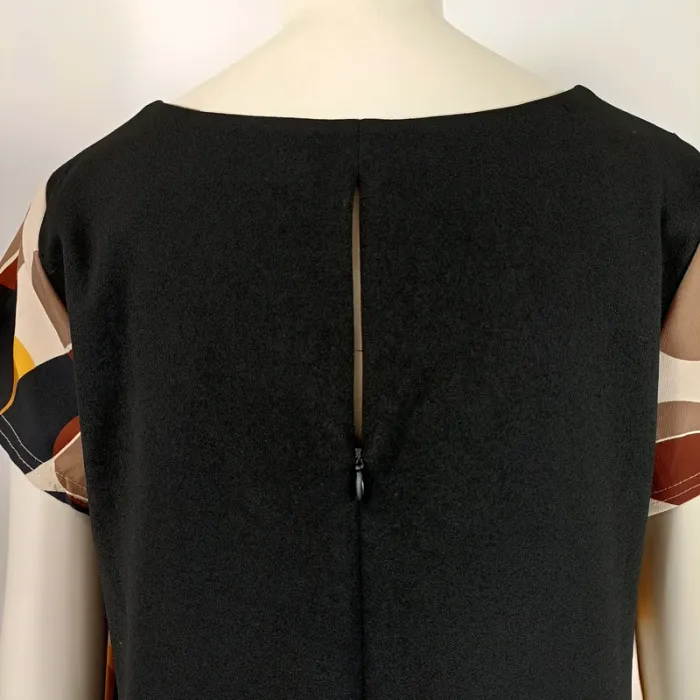 Robe Rinascimento - Robe Rétro Orange, Jaune - taille M - A114 - photo numéro 5