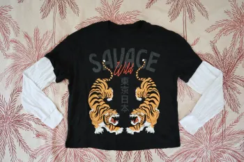 T-Shirt Manches Longues Savage Tigres