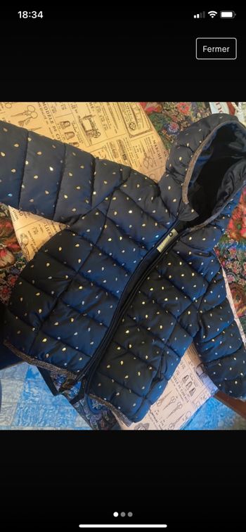 Manteau fille 12 mois