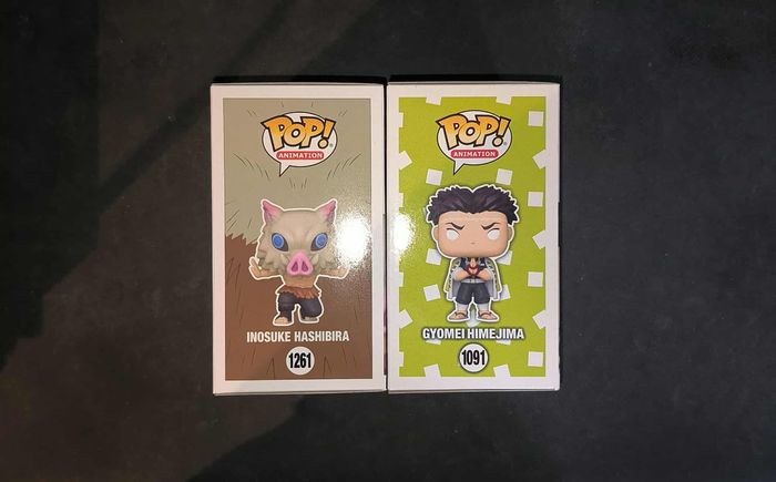Lot 2 Figurines Funko Pop / Gyomei « Chase » 1091 & Inosuke 1261 / Demon Slayer - photo numéro 4