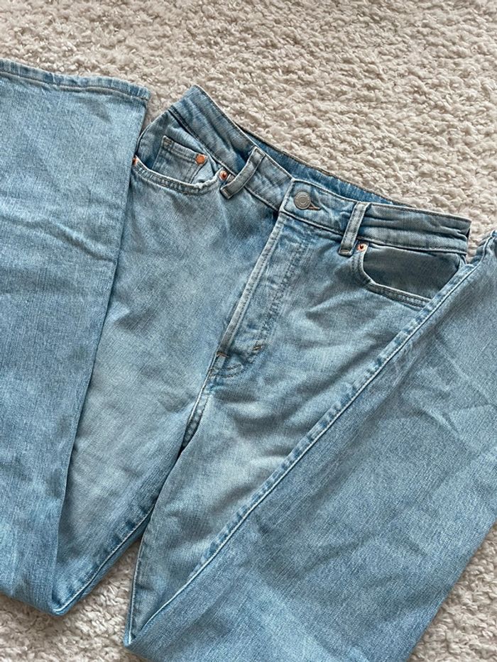 Jean mom bleu clair H&M - photo numéro 2