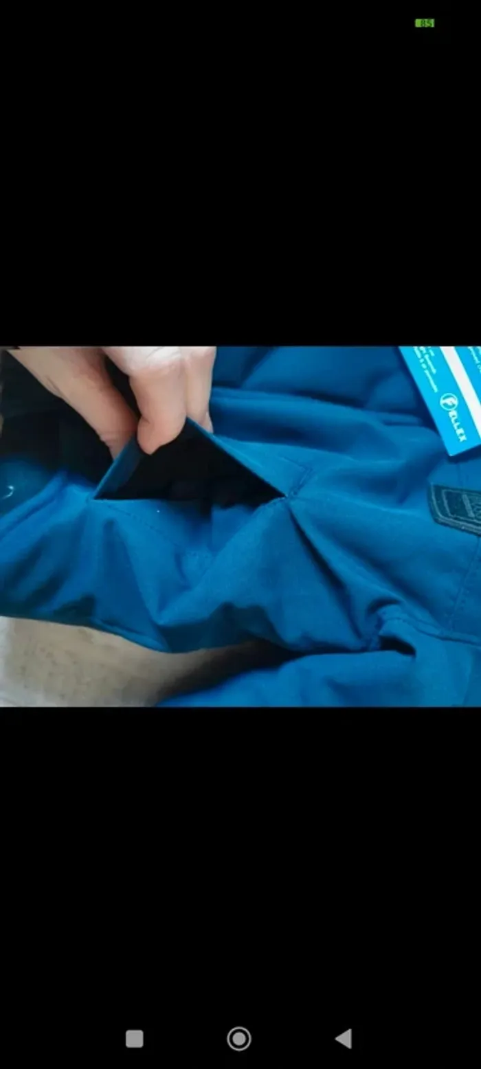 Manteau chaud avec capuche marine Hugo Boss 12 mois neuf - photo numéro 3