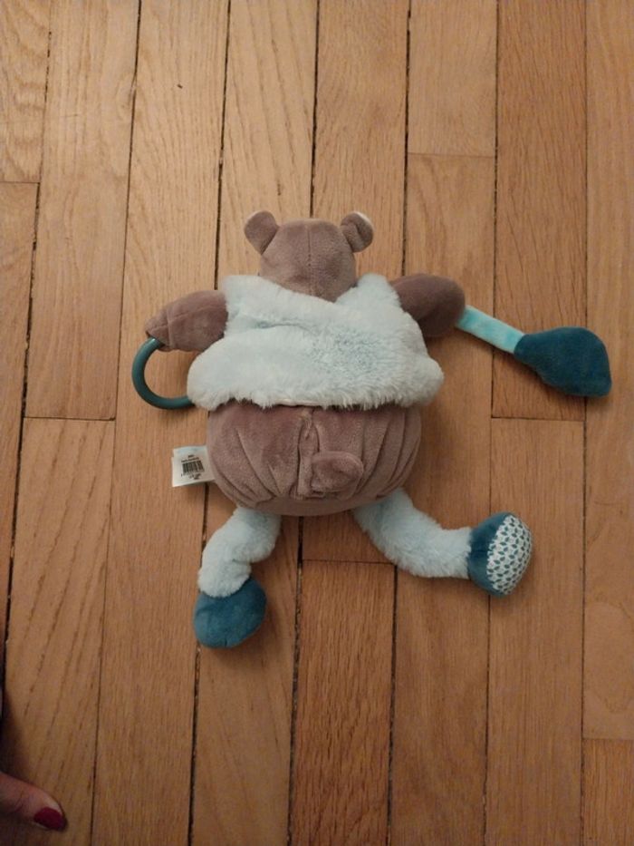 Pantin d'activité Bazile bleu Baby Nat - photo numéro 5