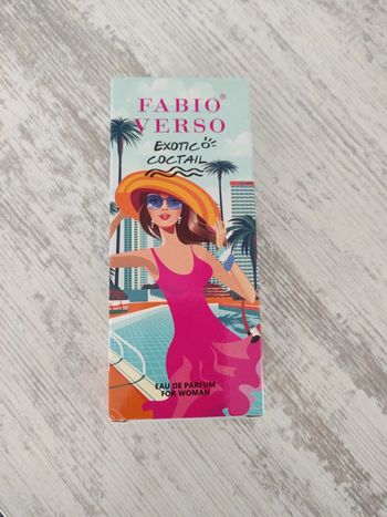 Parfum Fabio verso. Édition coctail