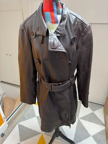 Trench en cuir vintage Redskins Taille 38